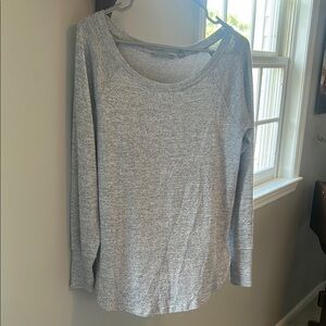 Athleta Gray Long Sleeve Sweatshirt